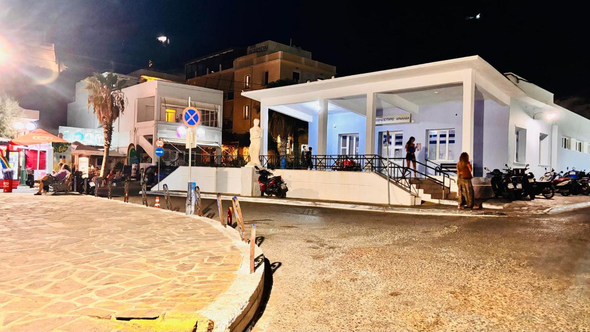 Nefeli Hotel Agios Kirykos  ภายนอก รูปภาพ